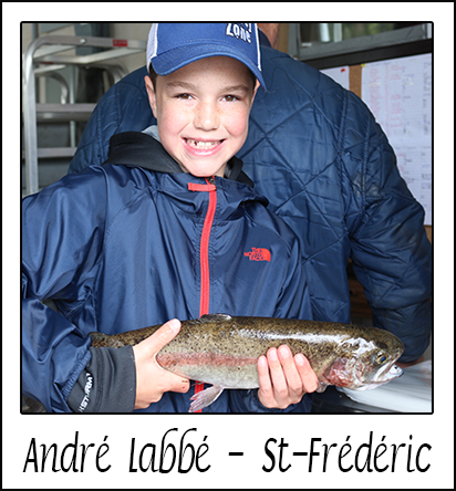 André Labbé - St-Frédéric, ami pêcheur de la Pourvoirie Réal Massé