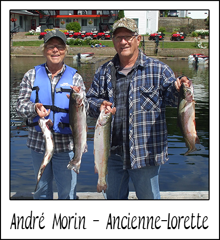 André Morin - Ancienne Lorette, ami pêcheur de la Pourvoirie Réal Massé