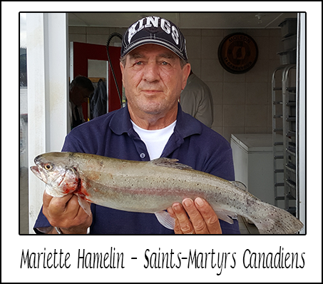 Hamelin - Saints-Martyrs Canadiens, ami pêcheur de la Pourvoirie Réal Massé