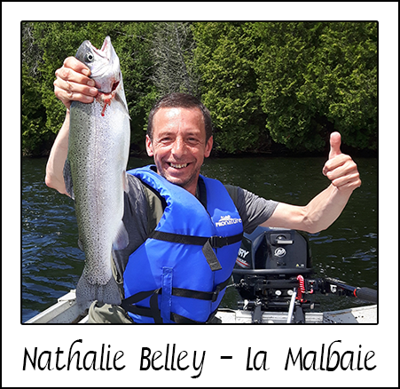 Nathalie Belley - La Malbaie, ami pêcheur de la Pourvoirie Réal Massé