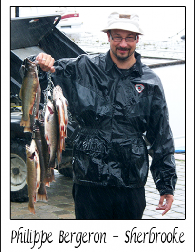 Philippe Bergeron - Sherbrooke, ami pêcheur de la Pourvoirie Réal Massé