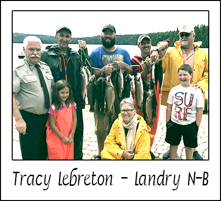 Tracy Lebreton - Landry N-B, ami pêcheur de la Pourvoirie Réal Massé